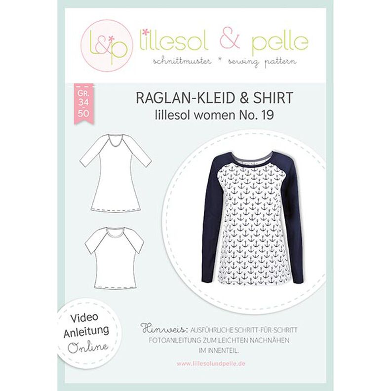 Vestido y camisa de raglán, Lillesol & Pelle No. 19 | 34 - 50,  image number 1