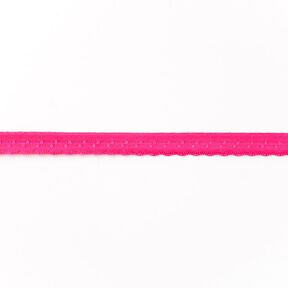 Cinta ribeteadora elástica Encaje [12 mm] – rosa intenso, 