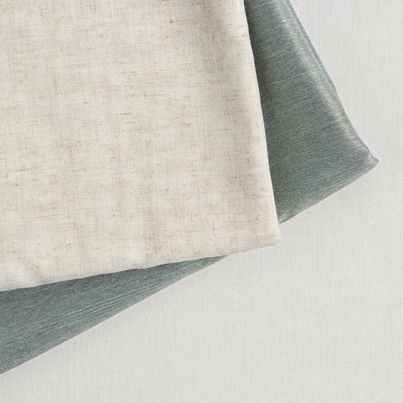 Tela para cortinas Mezcla de lino Uni – naturaleza,  image number 5