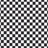 Tela de jersey de algodón Tablero de ajedrez [9 mm] – negro/blanco,  thumbnail number 1