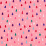 Tela de algodón Popelina Mini abetos – pink/blanco,  thumbnail number 1