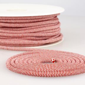 Exterior Cordón de goma [Ø 5 mm] – rojo/blanco, 
