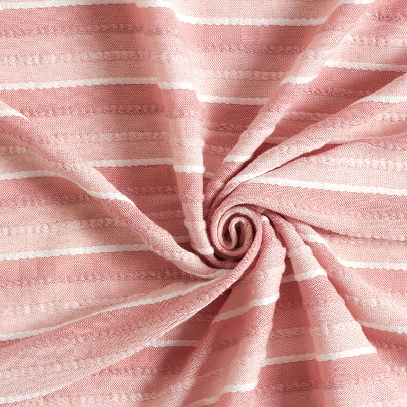 Punto fino con rayas de pana – rosa/blanco,  image number 3