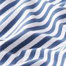 Tela de jersey de algodón Rayas delgadas – azul vaquero/blanco,  thumbnail number 2