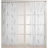 Tela para cortinas Voile Hierbas finas 295 cm – blanco/negro,  thumbnail number 6