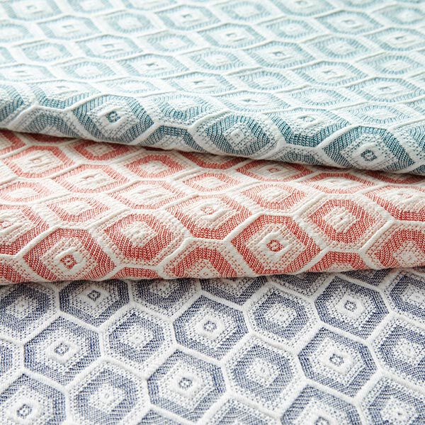 Jacquard stretch Rombos – coral,  image number 5