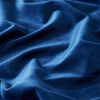 Tela decorativa terciopelo – azul marino | Retazo 50cm, 