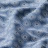 Tela de jersey de algodón brillan las flores – azul vaquero,  thumbnail number 2