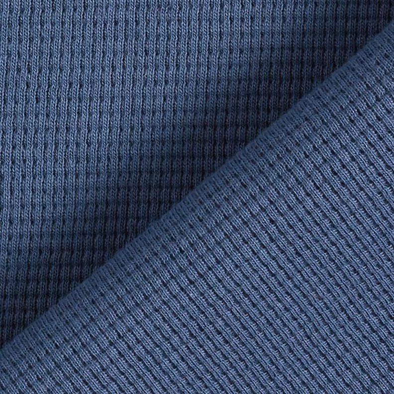 Jersey de algodón tipo gofre mini Uni – azul vaquero,  image number 4