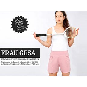 FRAU GESA - Pantalones cortos cómodos con cintura ancha, Studio Schnittreif  | XS -  XXL, 