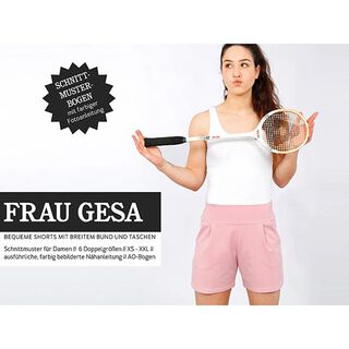 FRAU GESA - Pantalones cortos cómodos con cintura ancha, Studio Schnittreif  | XS -  XXL, 
