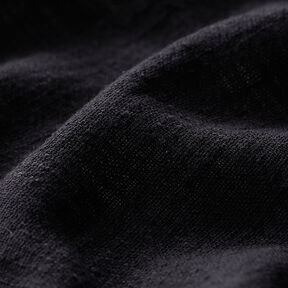 Tela de algodón Apariencia de lino – negro, 