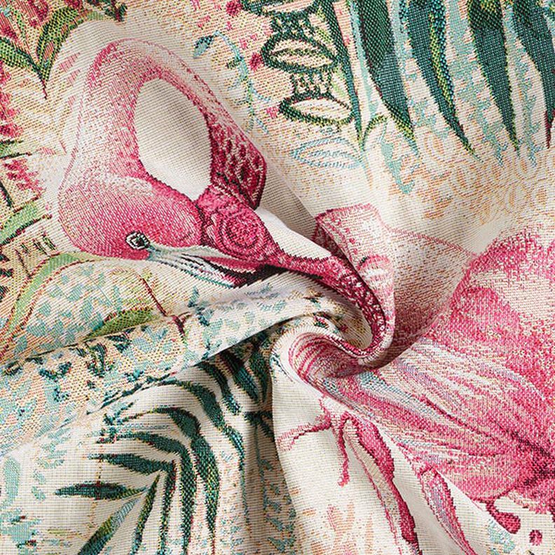 Tela decorativa de tapicería Flamenco – beige/pink,  image number 3