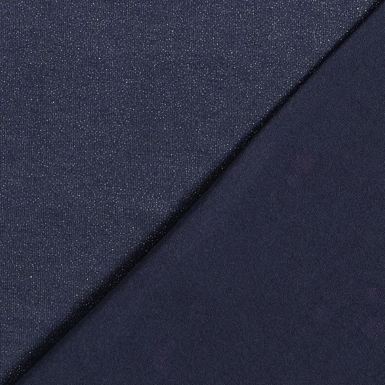 Tela de jersey de viscosa Brillante – azul noche,  image number 3