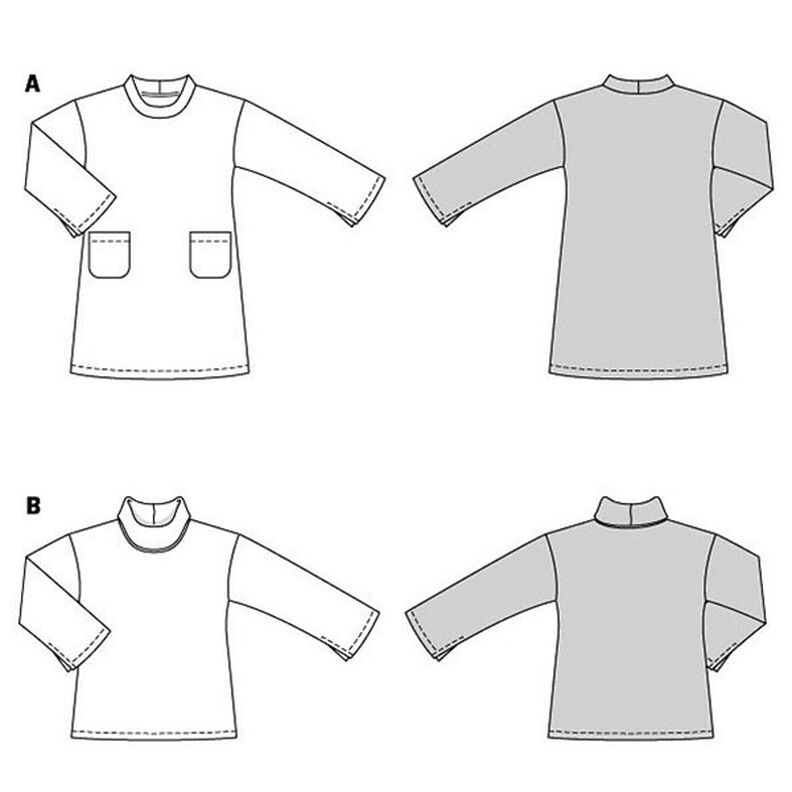 Vestido / Camisa de talla grande | Burda 5866 | 44-54,  image number 8