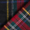 Tela de lana virgen para abrigo a cuadros escoceses – negro/rojo,  thumbnail number 4