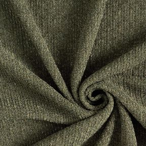 Chenilla Jacquard de punto Brillante – pino oscuro/plata metalizada, 