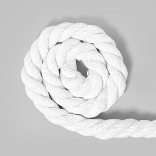 Cordón de algodón [Ø 14 mm] 1 - blanco, 