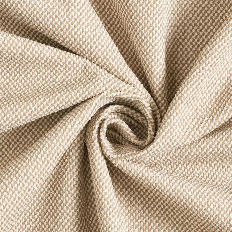 Tela de tapicería Melange suave – beige oscuro,  image number 1