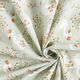 Popelina de algodón Cisne y flor – verde pastel,  thumbnail number 3
