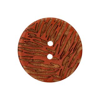 Botón de coco de 2 agujeros  – marrón, 