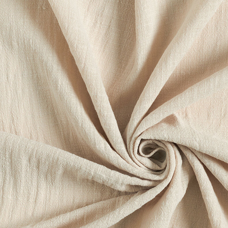 Tela de algodón Apariencia de lino – beige,  image number 1