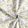 Gasa de algodón milflores – blanco/lila,  thumbnail number 3