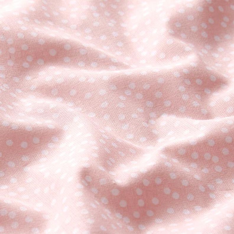 Tela de algodón Cretona puntos irregulares – rosado,  image number 2