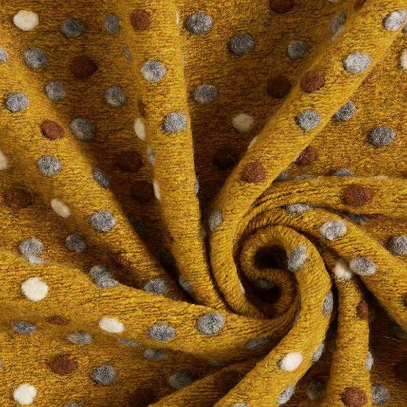 Punto de lana Granos de colores – amarillo curry,  image number 3