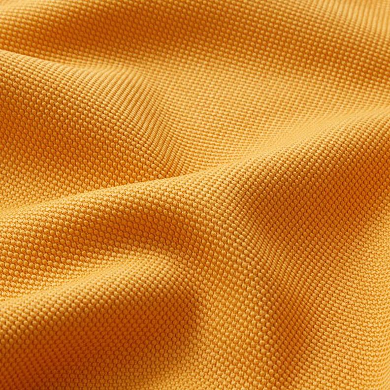Tela de tapicería con estructura de nudos – amarillo curry,  image number 3