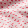 Tela decorativa sarga de algodón Mini corazones – rosa oscuro,  thumbnail number 2