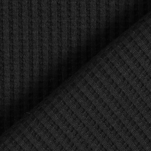 Jersey de algodón con relieves Uni – negro,  image number 3