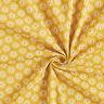 Tela de jersey de algodón brillan las flores – amarillo curry,  thumbnail number 3
