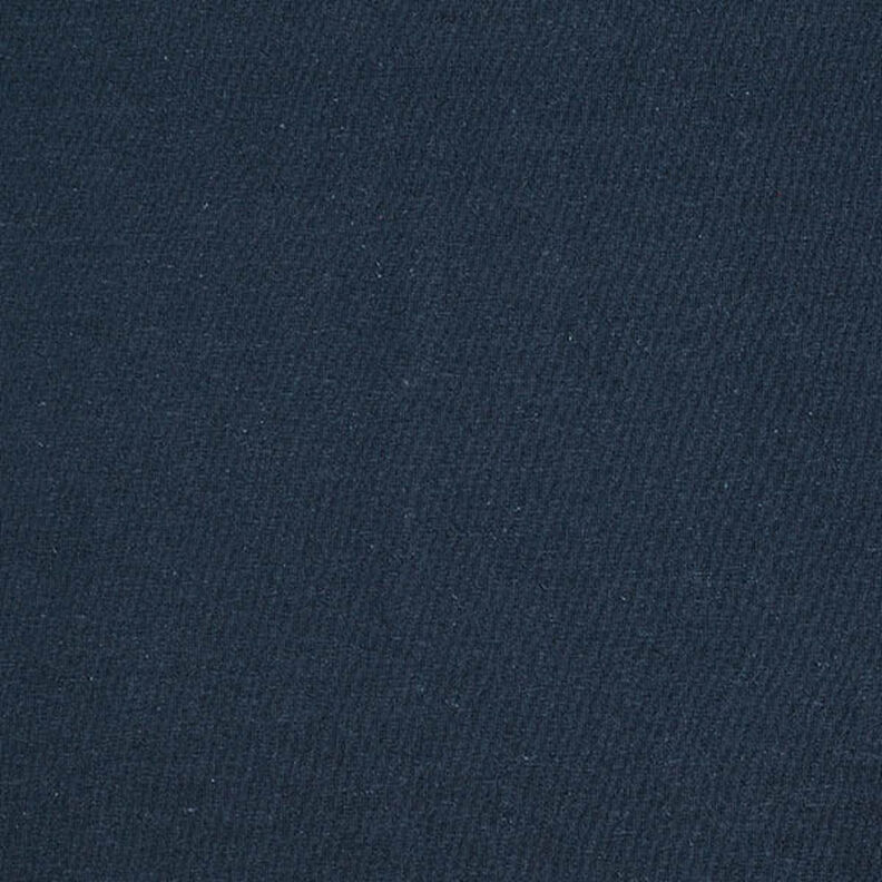 Tela de jersey mezcla de lino y algodón Uni – azul marino,  image number 5