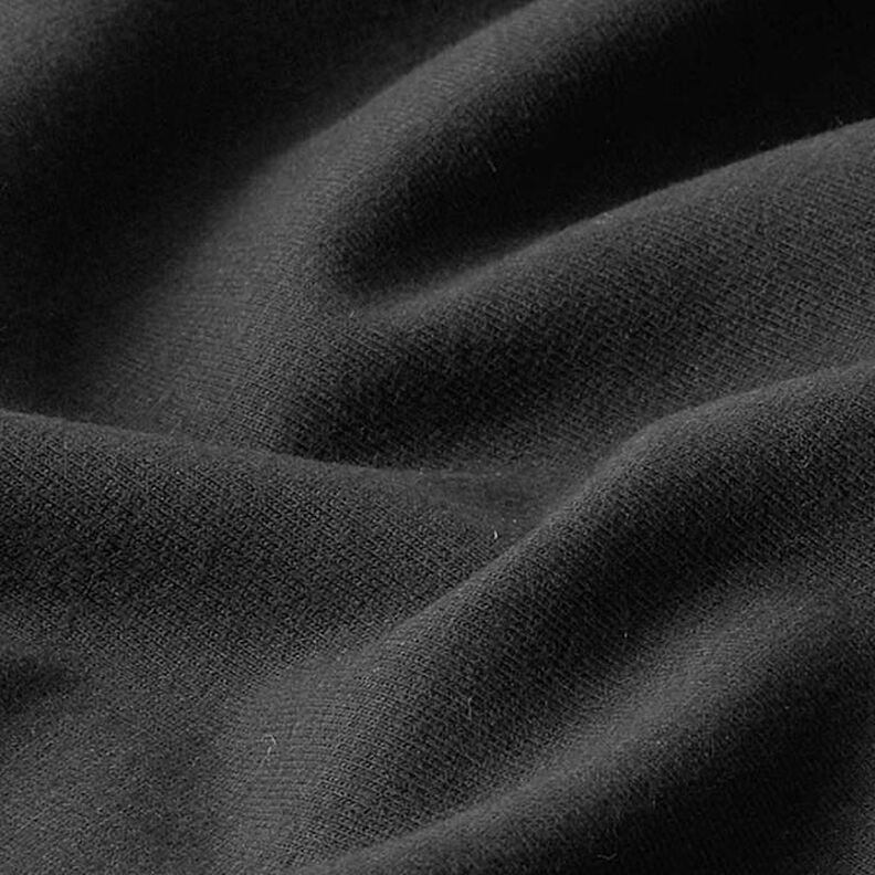 GOTS Softsweat | Tula – negro | Retazo 70cm,  image number 2