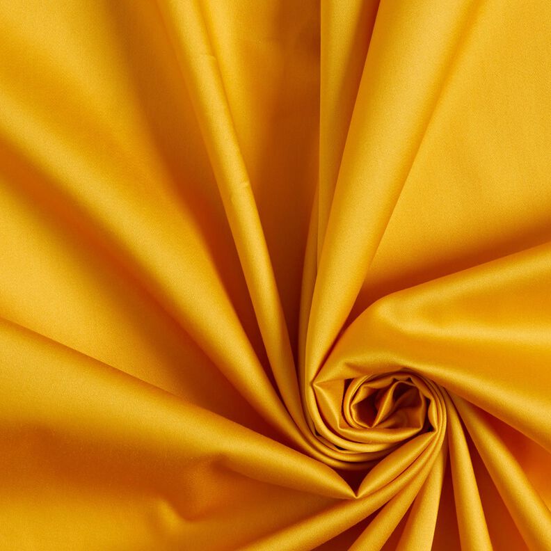 Satén de algodón Uni – amarillo curry,  image number 1