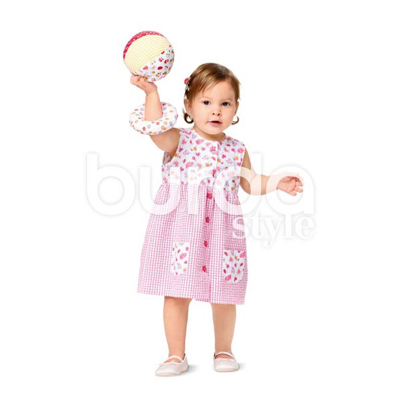 Vestido de bebé/pelele, Burda 9357,  image number 7
