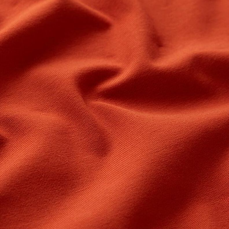 GOTS Tela de jersey de algodón | Tula – terracotta,  image number 2