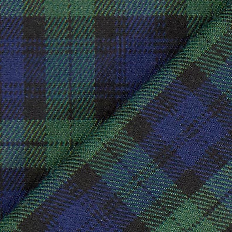 Cuadro escocés  elástico – azul marino/verde,  image number 3