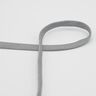 Cordón plano Sudadera Lúrex [8 mm] – elefante gris/plata metalizada,  thumbnail number 1