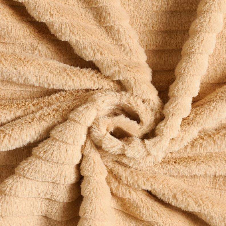 Piel sintética con rayas horizontales anchas – beige,  image number 3