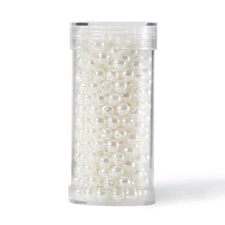Perlas renacentistas [Ø 4 mm | aprox. 345 piezas] - blanco | Gütermann creativ, 