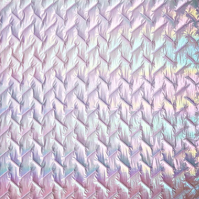 Tela acolchada Patrón diagonal, iridiscente – lila pastel,  image number 8