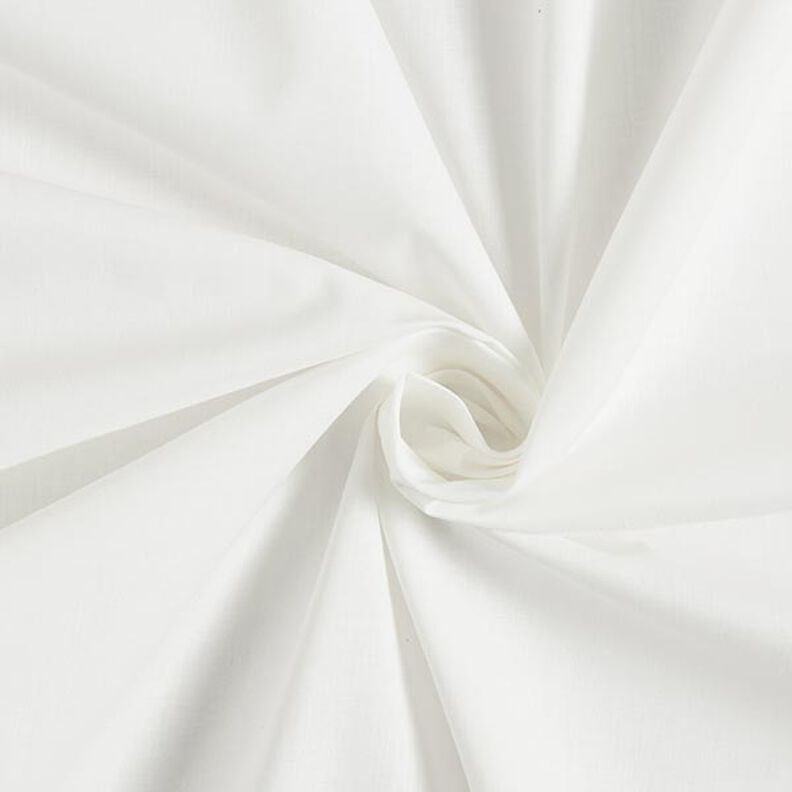 Tela de algodón Cretona Uni – blanco,  image number 1