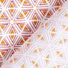 Tela de algodón Cretona Formas geométricas – blanco/amarillo curry,  thumbnail number 4