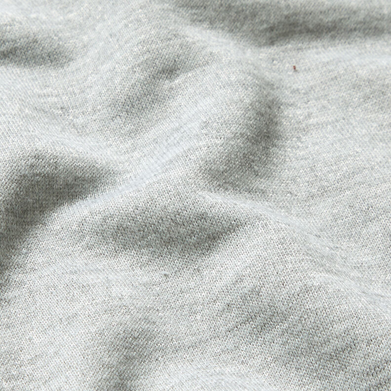 Felpa francesa melange – gris plateado,  image number 2