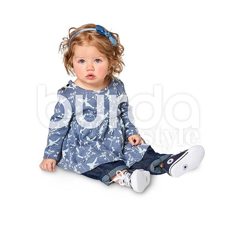 Vestido de bebé | Body, Burda 9347 | 62 - 92,  image number 5
