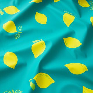 Tela de chubasquero Limones – menta/amarillo limón, 