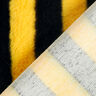 Piel sintética con rayas de abeja – negro/amarillo,  thumbnail number 3