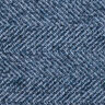 Tela de abrigo de lana estilo zigzag – azul marino,  thumbnail number 1